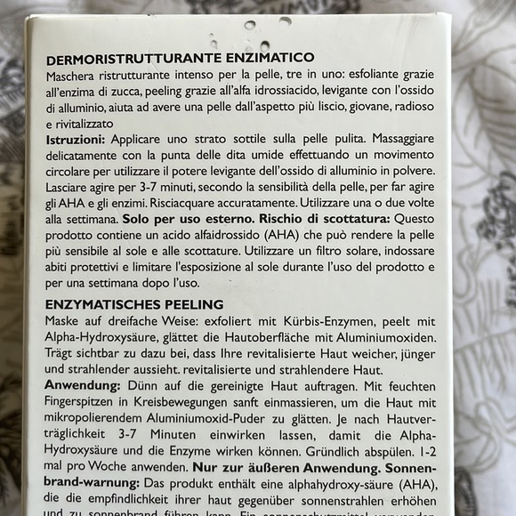 NIB-PTR, Pumpkin Enzyme Mask. Full size 150ml/5oz.  Final Sale! - Picture 3 of 8